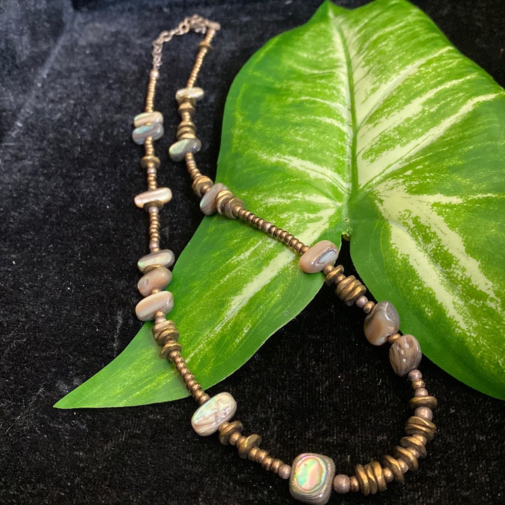 Silpada abalone necklace